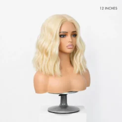 [PRE-ORDER] 613 Blonde Blunt Cut Bob Wig 2x6 HD Lace Wig - Image 3