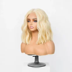 [PRE-ORDER] 613 Blonde Blunt Cut Bob Wig 2x6 HD Lace Wig - Image 4