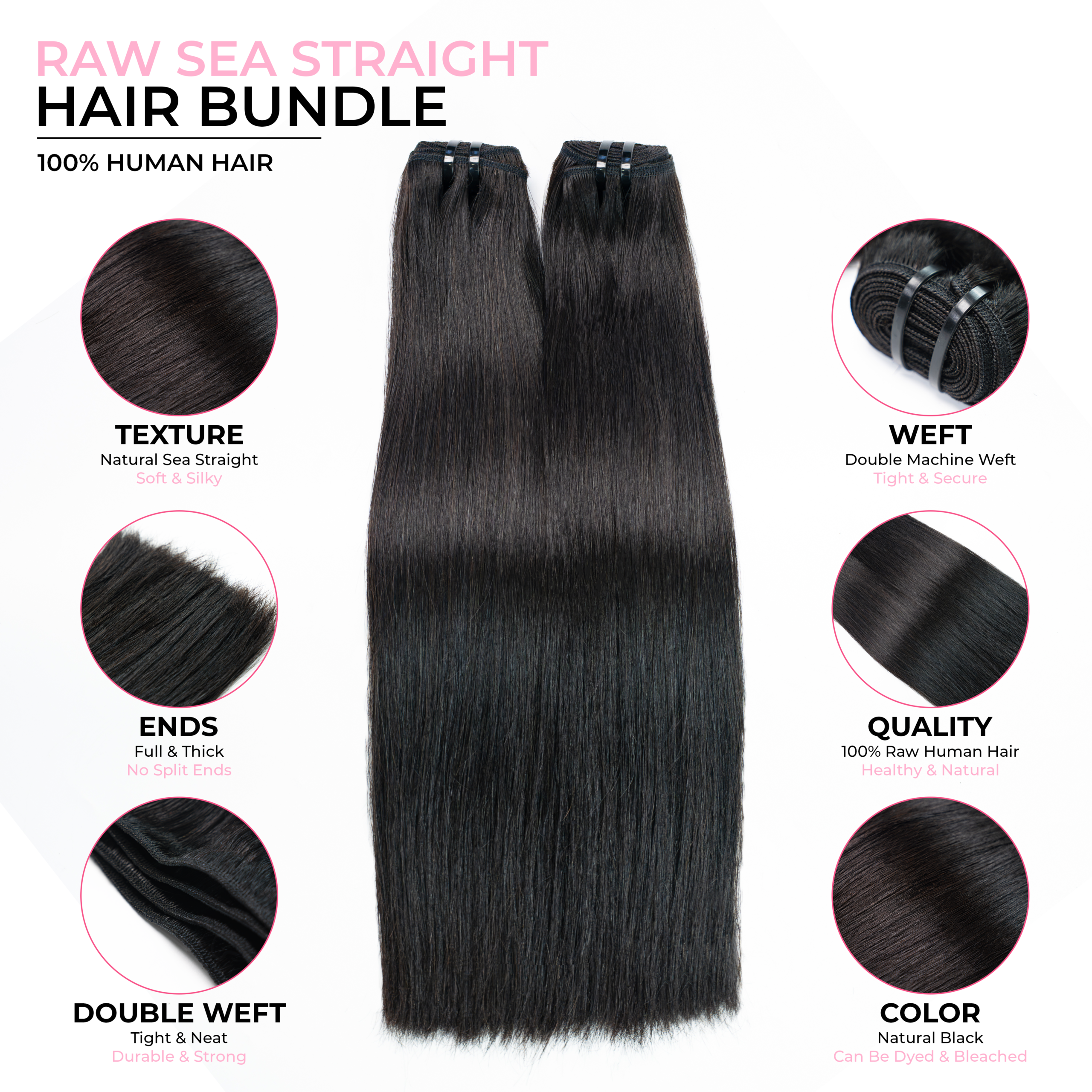 Raw Sea Straight Bundle - Image 2