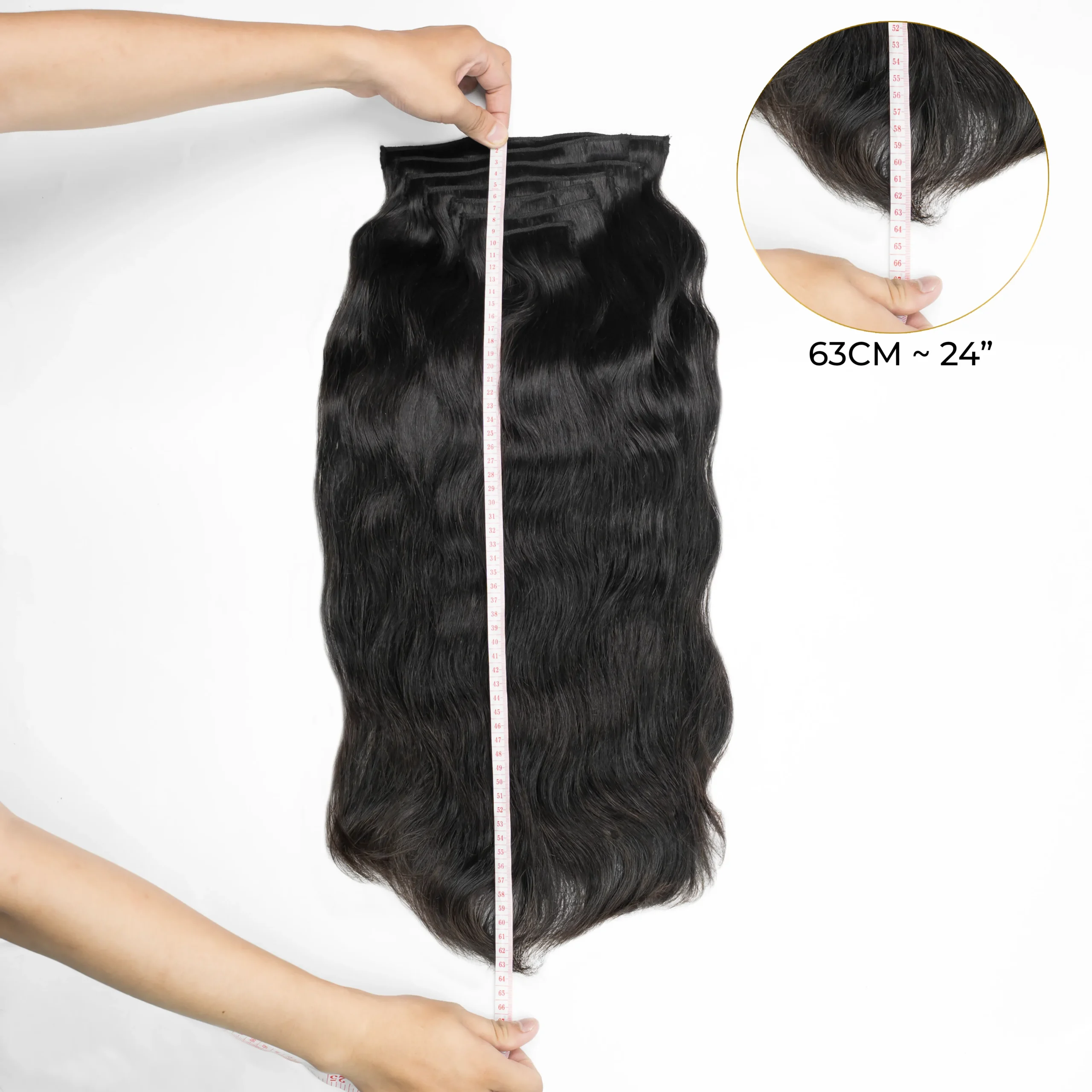 Raw Sea Wavy Clip-Ins - Image 3
