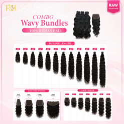 Combo Wavy Bundles