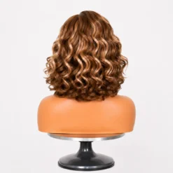 [PRE-ORDER] Ash Blonde Highlight Loose Wave HD Lace Short Wavy Wig - Image 6