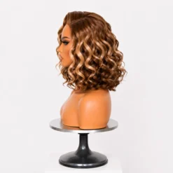 [PRE-ORDER] Ash Blonde Highlight Loose Wave HD Lace Short Wavy Wig - Image 8