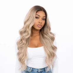 [Pre-Order] Ash Blonde Loose Body Wave 5x5 HD Lace Closure  Wig - Image 11