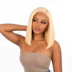 [Pre-Order] Blonde 613 Silky Straight 5x5 HD Lace Closure Wig - Image 6
