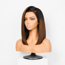 Alternative view of [Pre-Order] Blunt Cut Bob HD Lace Closure Human Hair Wig