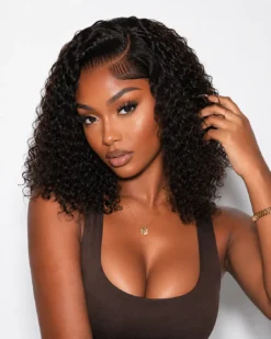 [Pre-Order] Brown Highlight 5x5 HD Lace Closure Water Wave Human Hair Wig - Image 12