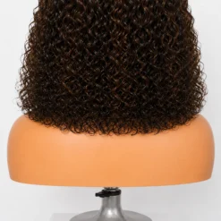 [Pre-Order] Brown Highlight 5x5 HD Lace Closure Water Wave Human Hair Wig - Image 6