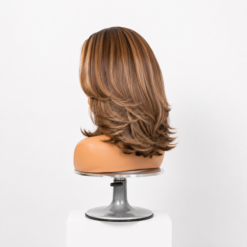 [Pre-Order] Brown Highlight Short Layered Bob Wig 5x5 Closure Lace Wig - Image 8
