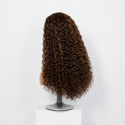 [Pre-Order] Brown Highlights Funmi Curly HD Lace Closure Wig - Image 7