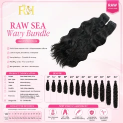 Raw Sea Wavy Bundles