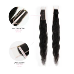 2X6 Wavy HD Swiss Closure - Image 3
