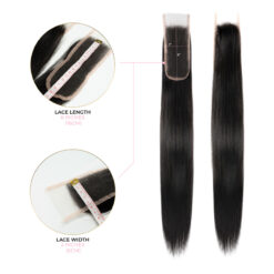 2X6 Straight HD Swiss Closure - Image 3