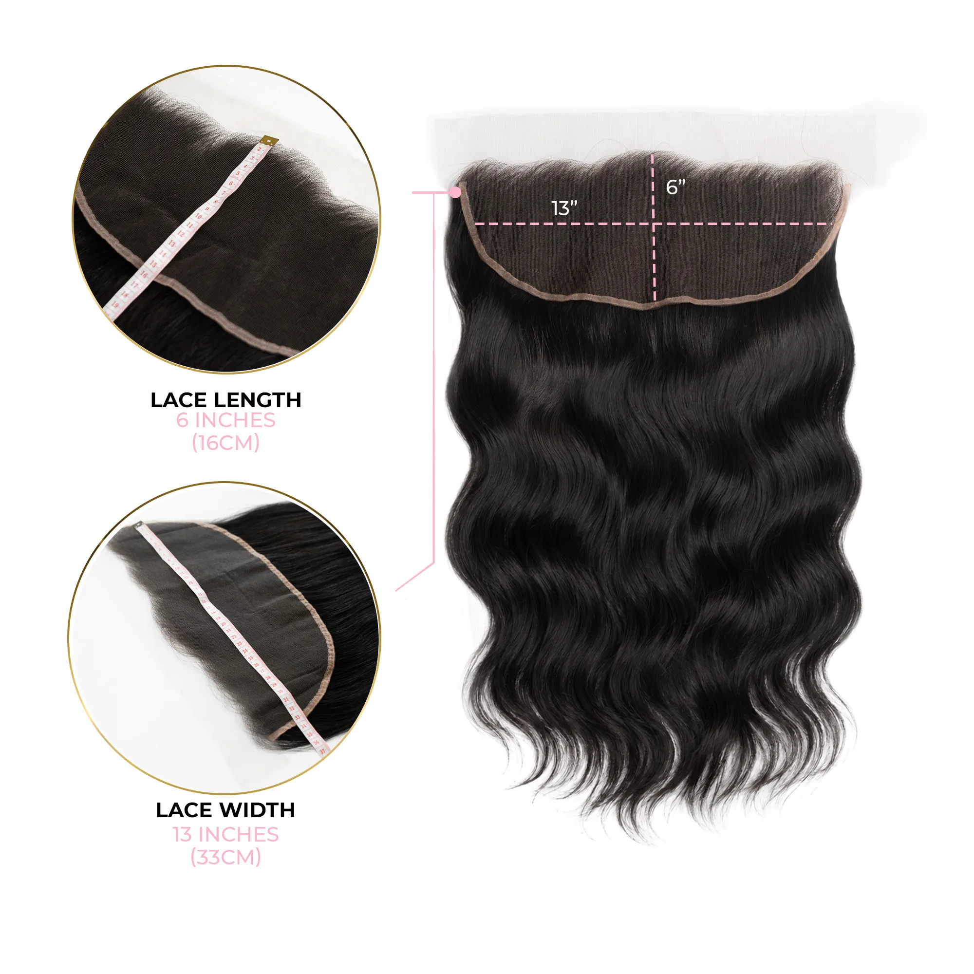 13X6 Wavy HD Swiss Frontal - Image 3