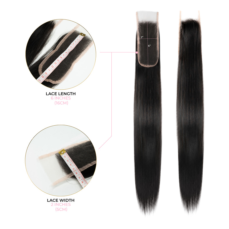 2X6 Straight HD Swiss Closure - Image 3