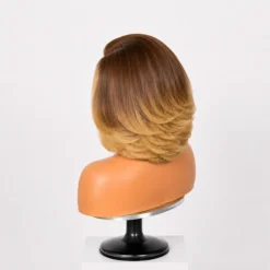 [PRE-ORDER] Honey Blonde Highlight Blowout Layered Bob 5x5 HD Lace Closure Wig - Image 5
