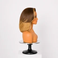 [PRE-ORDER] Honey Blonde Highlight Blowout Layered Bob 5x5 HD Lace Closure Wig - Image 10