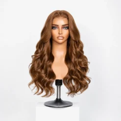 [Pre-Order] Honey Chestnut Brown Loose Wave 5x5 HD Lace Closure Wig