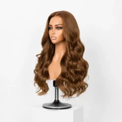[Pre-Order] Honey Chestnut Brown Loose Wave 5x5 HD Lace Closure Wig - Image 3