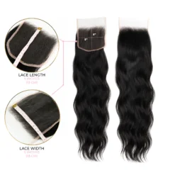 5X5 Wavy HD Swiss Closure - Image 3