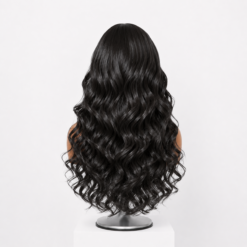 [Pre-Order] Loose Body Wave Closure HD Lace Human Hair Wig with Bangs Pre-Cut Lace - Image 5