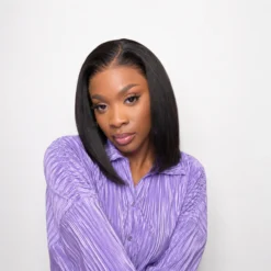 [PRE-ORDER] Natural Yaki Bob HD Lace Human Hair Wig - Image 11
