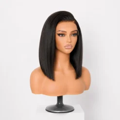 [PRE-ORDER] Natural Yaki Bob HD Lace Human Hair Wig - Image 3