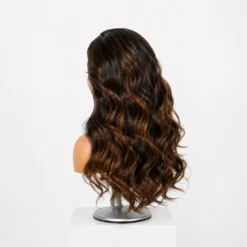 [Pre-Order] Ombre Brown Natural Black Loose Wave HD Lace Wig Human Hair - Image 6