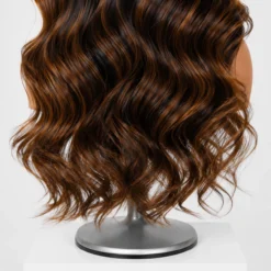 [Pre-Order] Ombre Brown Natural Black Loose Wave HD Lace Wig Human Hair - Image 9