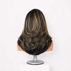 [Pre-Order] Honey Blonde Highlight Layered Cut HD Lace Human Hair Wig - Image 4