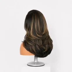 [Pre-Order] Honey Blonde Highlight Layered Cut HD Lace Human Hair Wig - Image 5