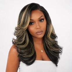 [Pre-Order] Honey Blonde Highlight Layered Cut HD Lace Human Hair Wig - Image 8