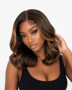 [Pre-Order] Piano Hair Shoulder Length Body Wave HD Lace Wig - Image 11