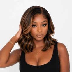 [Pre-Order] Piano Hair Shoulder Length Body Wave HD Lace Wig - Image 12