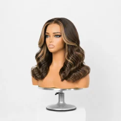 Alternative view of [Pre-Order] Piano Hair Shoulder Length Body Wave HD Lace Wig