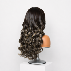 [Pre-Order] Platinum Blonde Highlight Loose Body Wave Closure HD Lace Wig - Image 9