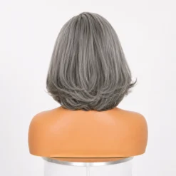 [Pre-Order] Salt & Pepper Layered Bob 100% Human Hair HD Lace Wig - Image 4