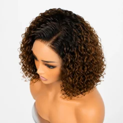 Alternative view of [Pre-Order] Water Wave Short Bob HD Lace Wig