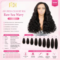 Wavy HD Closure Wig