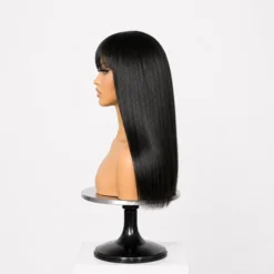 [PRE-ORDER] Yaki Straight Ultra Natural HD Lace Long Wig with Bangs - Image 6