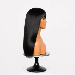[PRE-ORDER] Yaki Straight Ultra Natural HD Lace Long Wig with Bangs - Image 5