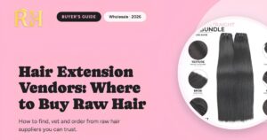 Hair extension vendors guide on where to buy raw hair bundles