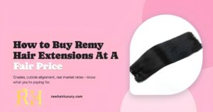 How to buy remy hair extensions at a fair price guide